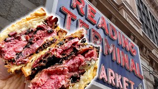 Best Hot Reuben Sandwich in Philly Hershels East Deli in Philly Is it better than Katz Deli NYC [upl. by Jillie674]