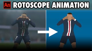 How to make Animated GOAL CELEBRATIONS  Adobe Animate Rotoscoping Tutorial  Elliano [upl. by Nolyar]