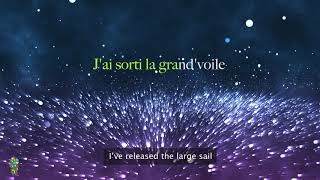 Garou amp Céline Dion Sous Le Vent Lyrics with English subtitles [upl. by Akkeber]