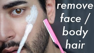 How To Remove Annoying Cheek amp Body Hairs  Hair Removal Tips amp Products ✖ James Welsh [upl. by Noimad]