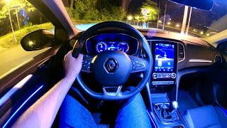 New RENAULT MEGANE 2021 Facelift  NIGHT POV test drive amp full REVIEW TCe 140 EDC [upl. by Yluj]