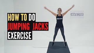 Jumping Jacks Exercise  How to Tutorial by Urbacise [upl. by Attenol]