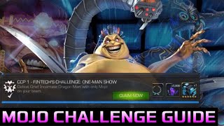 FINTECHS MOJO CARINA CHALLENGE One Man Show Walkthrough and Guide  Mcoc [upl. by Llenaej]