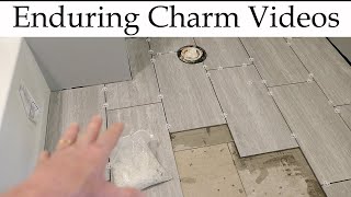 Learn How To Layout Bathroom Floor Tile [upl. by Eniaj]