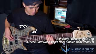 MusicForce Fodera Emperor 5 Standard Limited Bass Demo by Bassist 김민성 Minsung Kim [upl. by Lewap]