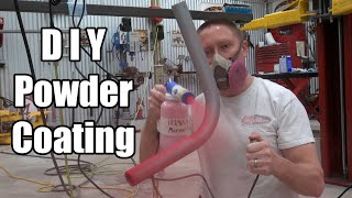 DIY Powder Coating  How to  Eastwood Co Kit Try Out [upl. by Dadelos]