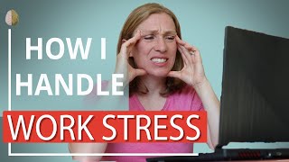 Work Stress THERAPIST Shows How I Deal With Work Stress [upl. by Tierza]