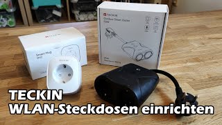 Teckin Smart Plug WLAN Steckdosen einrichten [upl. by Coit]