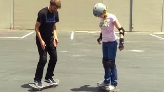 LEARNING TO SKATEBOARD [upl. by Aicileb]