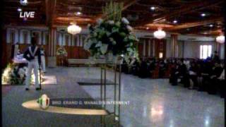 Bro Eranio Manalo Funeral Part 0317 Complete Video [upl. by Carmena]