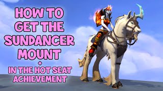 WoW Shadowlands  How To Get The Sundancer Mount  In The Hot Seat Achievement  Bastion [upl. by Dunn785]