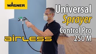 Airless Paint Sprayer  WAGNER Control Pro 250 M projects [upl. by Wun744]