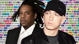 JAYZ amp Eminem  Renegade  Rhymes Highlighted [upl. by Onurb]