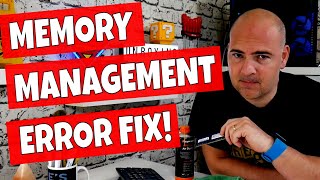 Windows Memory Management Error FIX And Easy Fixes For RAM Sticks [upl. by Bigford]