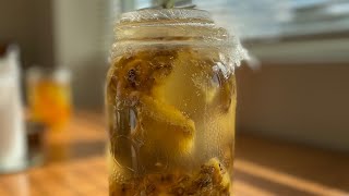 HOW TO MAKE TEPACHE Fermented pineapple drink [upl. by Sillyhp]