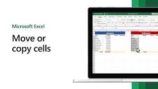 How to move or copy cells in Microsoft Excel [upl. by Yoko]