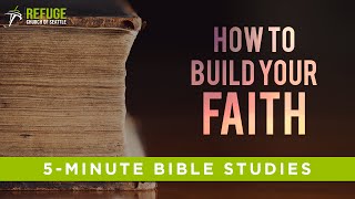 How To Build Faith in Jesus  The 5Minute Bible Study [upl. by Ahseile]