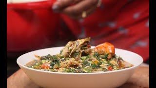 How to cook Ewedu Okro Asepo  1QFoodplatter [upl. by Ymmac467]