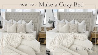 How to Make a Cozy amp Fluffy Bed \ 6 Steps [upl. by Lavinia]