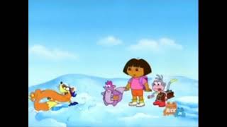 Dora the explorer  Rapido tico  Swiper slide in the snowman [upl. by Airda652]