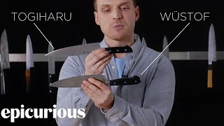 Knifemaker Explains The Difference Between Chefs Knives  Epicurious [upl. by Amron830]