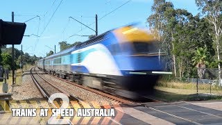 Trains at Speed Australia 2 [upl. by Munmro417]