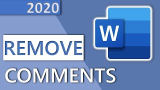 How to remove comments in Word or hide comments in 1 MINUTE HD 2020 [upl. by Pippas]