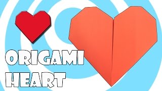 Printing Paper Origami ❤️ Heart Tutorial Origamite [upl. by Sulokcin432]