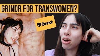 Reviewing Grindr for Trans women  mtf transgender dating [upl. by Aldos]