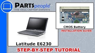 Dell Latitude E6230 P14T001 CMOS Battery Replacement  HowTo Video Tutorial [upl. by Ignacius]