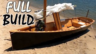 Homemade Plywood Sailing Boat FULL BUILD My Goat Island Skiff [upl. by Derfnam]