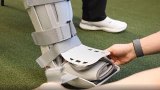 How to Put On and Take Off the Breg Genesis Full Shell Walker Boot [upl. by Lombard]