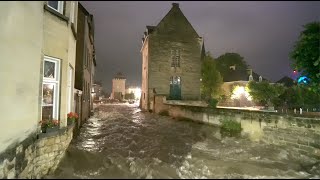 De overstroming van de Geul in Valkenburg [upl. by Catina]