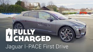 Jaguar IPACE First Drive  Fully Charged [upl. by Gnas]