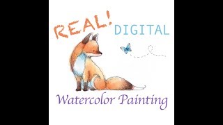 Real Digital Watercolor Painting in Photoshop  The Most SIMPLE Tutorial for Artists [upl. by Htebilil81]