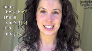 How to Pronounce Contractions American English Pronunciation [upl. by Rosalinde]