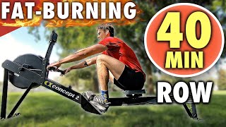 Rowing Machine HIGH CalorieBurning 40Minute Row [upl. by Sang]