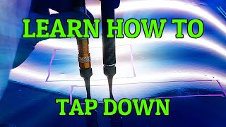 How to tap down a dent  Knocking down high spot  Tap down tutorial [upl. by Takashi678]