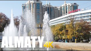 Almaty Kazakhstan walking tour 4k 60fps [upl. by Garlanda]