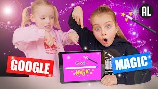 DE ZOETE ZUSJES en GOOGLE MAGIC Film ♥DeZoeteZusjes♥ [upl. by Silirama]