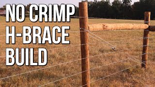 Crimp Free HBrace Build  Barbed Wire Fence  StayTuff [upl. by Inaffets]