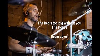 The beds too big without you  The Police  Drum cover [upl. by Falda]