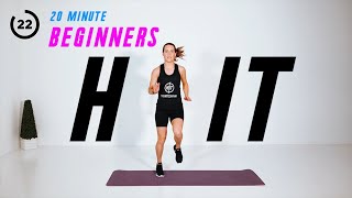 20 Minute Beginners HIIT Workout  No Equipment [upl. by Chapell261]