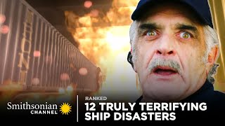 12 Terrifying Ship Disasters 🚢🔥 Smithsonian Channel [upl. by Eidnam116]