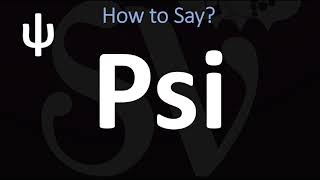 How to Pronounce Psi CORRECTLY  ψ Greek Alphabet Pronunciation [upl. by Geoffrey]