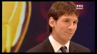 LIONEL MESSI Balon de Oro Ceremonia 2009 [upl. by O'Malley728]