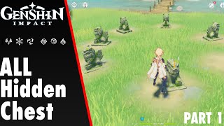 100 Hidden Chest Location Genshin Impact PART 1 [upl. by Oizirbaf]