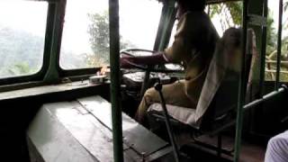 KSRTC HARD CUTTING ON WAYNAD GHAT HAIRPIN BEND [upl. by Nottus]