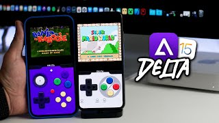 How To Install DELTA Emulator On iOS 15  iOS 14 amp Install Games  All Features [upl. by Kalle300]