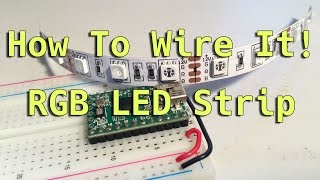 How To Wire It RGB LED Strip [upl. by Redwine110]